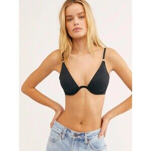 NWT Free People Intimately Ari Underwire Bra Black Sz 36C